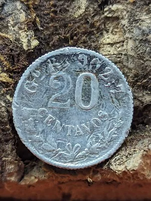 1899 GoR Mexico 20 Centavos  KM-405.2 Guanajuato  • $20