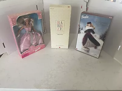 Barbie Lot NIB (1990 Style 1997 35th Anniversary 2000 Victorian Ice Skater) • $49.99