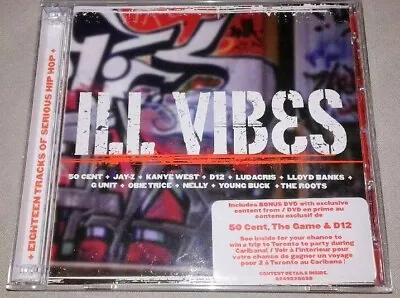 ILL VIBES-CD+DVD-Jay-Z50 CentD12Young BuckObie TriceLudacrisNelly-(Hip Hop • $11.99