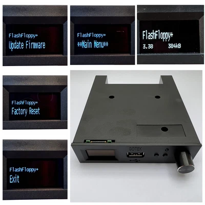 $53.20 • Buy FlashFloppy V3.38 GOTEK Floppy Emulator AT32F435 SFR1M44 -U100 LQD Ship From US