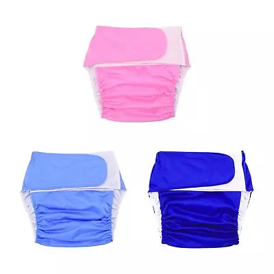 Waterproof Adult Diaper Cover Nappy Cover Adjustable Adult Cloth Diaper Reusable • £12.40