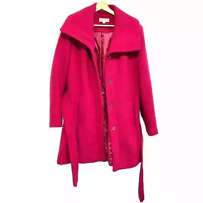 Merona - Pink Women's Poly Wool Blend Winter Coat Size Large • $38