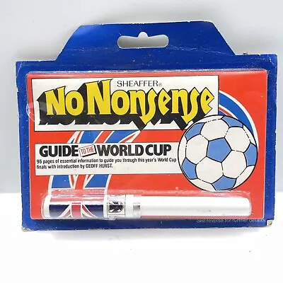 Sheaffer No Nonsense Guide World Cup Spain 1982 Pen And Book Set Vintage SEALED • £66.47