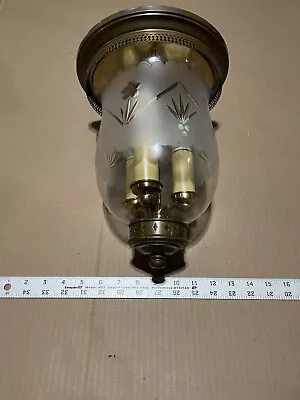 Vintage Ceiling Glass Light Fixtures • $20