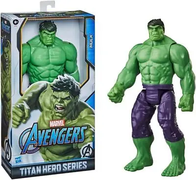 Hulk Avengers Marvel 12 Inch Titan Hero Series Blast Gear Deluxe Action Figure • £15.99