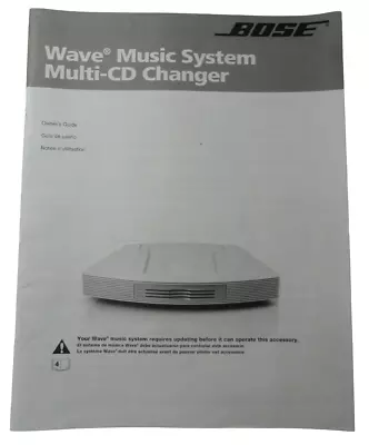 Bose Wave Music System Multi CD Changer - Owners User Manual Guide • $12.88