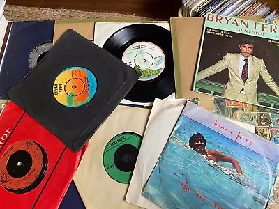 Job Lot Of 12 X BRYAN FERRY/ Roxy Music 7  Vinyl Single Records All Pictured VG+ • £4.99