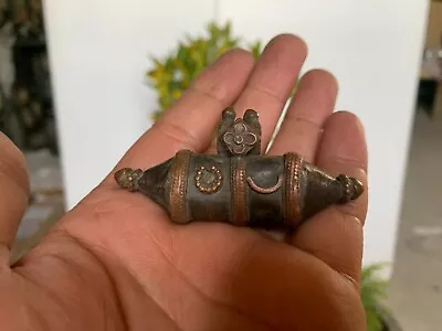 Antique Hand Forged Bronze Mughal Period Islamic Pendant Jewelry Accessory Rare • $125.30