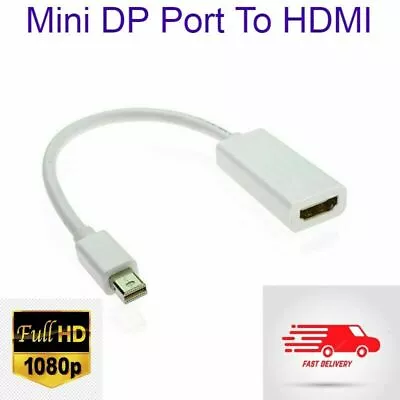 £3.79 • Buy Mini DisplayPort DP To HDMI Adapter Video Cable For Lenovo Thinkpad X1 X240s