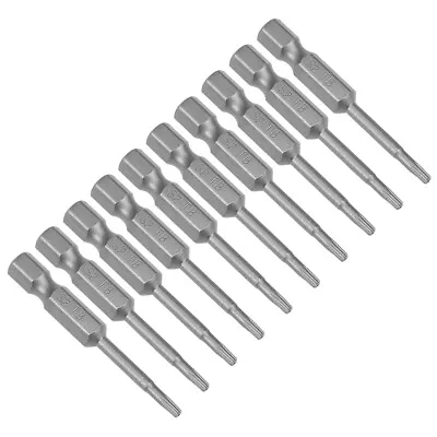 10pcs T8 Magnetic Torx Screwdriver Bits 1/4 Inch Hex Shank 2 Inch S2 • $16.38