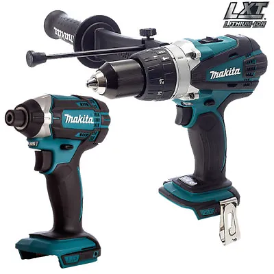 Makita 18V DHP458Z Combi Drill With DTD152Z Impact Driver Twin Kit Body Only • £156