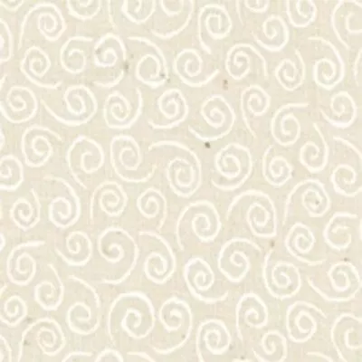 Moda Muslin Mates White On Natural Tonal Quilt Fabric Swirls Style 9920/12 • $3.65