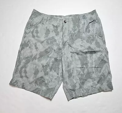 Mossimo Supply Co Flat Front Chino Shorts Moss Green Camo Men's Size 36W • $14.99
