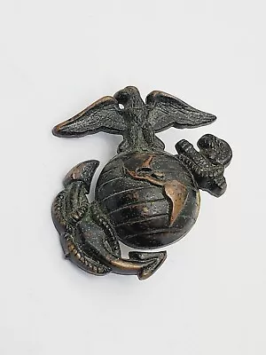 Vintage Usmc Marines Eagle Globe Anchor Screw Back Military Dress  Hat Pin (93) • $21.50