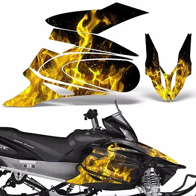 Yamaha APEX Decal Wrap Graphic Kit XTX Part Sled Snowmobile 2006-2011 ICE YELLOW • $179.95