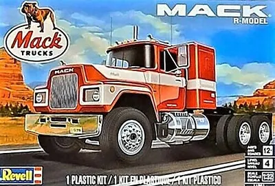 Revell Mack R Semi Truck - Plastic Model Truck Kit - 1/32 Scale - #11961 • $26.80