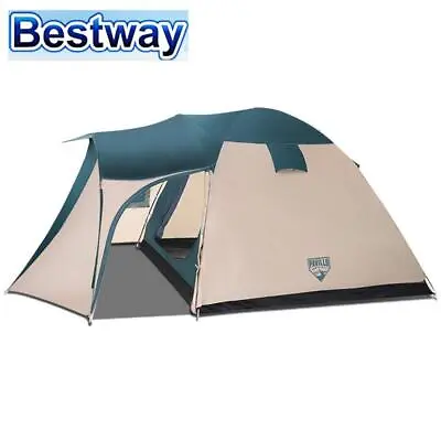 Bestway Camping Tents Toilet Tent Canvas Hiking Beach Instant Family 5-8 Person • $126
