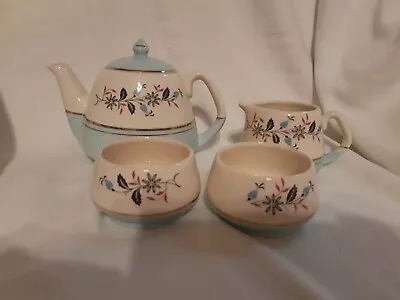 Keele Street Pottery Talk Of The Town Teapot Jug Sugar Bowls Floral Pattern • £8