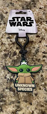 Star Wars Mandalorian The Child Baby Yoda UNKNOWN SPECIES Keychain KeyFob NWT • $7