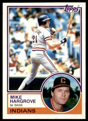1983 Topps Mike Hargrove Cleveland Indians #660 • $2