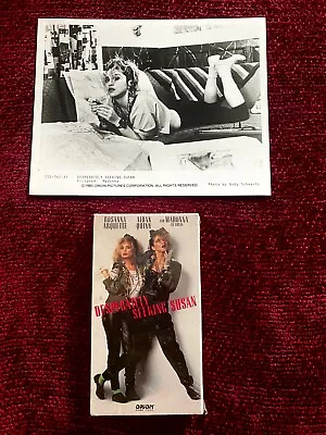 Madonna Sealed Promo Desperately Seeking Susan  Press Photo Vhs Movie Video Tape • $35