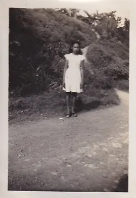 Vtg Found Photo The Philippines 1945 1946 Filipino Woman Manila World War 2 • $9.16