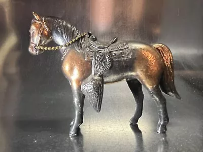 Vintage Bronze Copper Cast Metal Horse Figurine Statuette Sculpture • $16