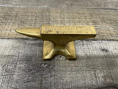 Mini Vtg Anvil Mutual Trust Life Salesman Sample/Advertisment Paperweight • $29.95