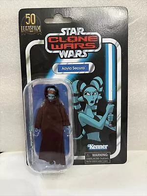 Star Wars The Vintage Collection Aayla Secura (Clone Wars) 3 3/4-Inch Action Fig • $12.99