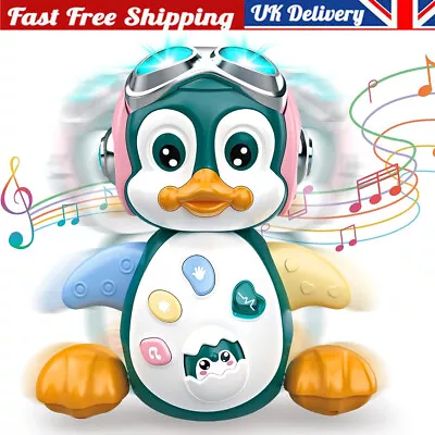 Baby Musical Crawling Penguin Toys For 1-5Year Old Toddler Toys Sensory Toys UK • £9.98