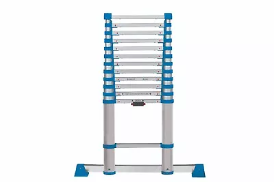 Abru 3.8m Aluminium Telescopic Extension Ladder With Stabilisers • £139.99