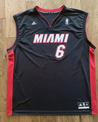 $116.46 • Buy Rare NBA Miami Heat LeBron James Jersey Adidas Swingman Size XXL