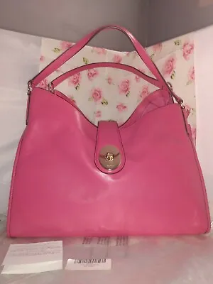 Coach Purse NWT 🌷Pretty In Pink- Dahlia Caryle Leather Hobo - F37637 🌷 • $145