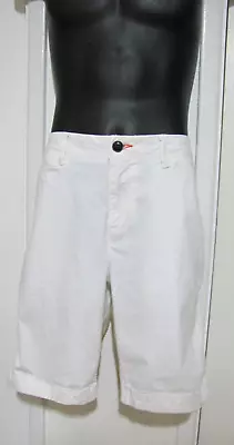 Superdry International Slim Chino Bermuda Shorts Stretch-cotton  Men's White 34 • $10.99