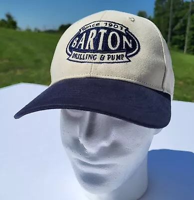 Barton Drilling & Pump Hat Adult Size Adjustable Richardson Cap • $15