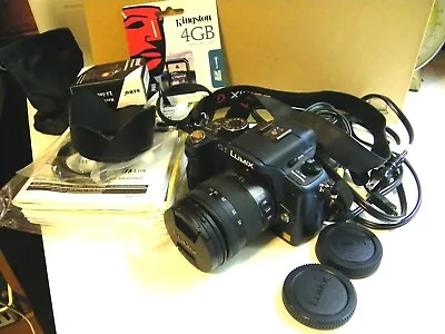 Camera Panasonic LUMIX DMC-G1K With Charger 2 Extra Battery's Manuals Software  • $325.99