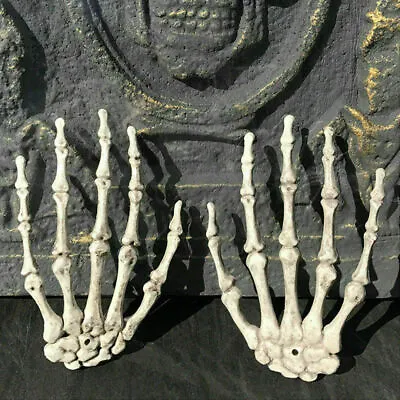 £2.39 • Buy Halloween Scary Horror Skeleton Decoration Head Bones Skull Hand Outdoor Indoor