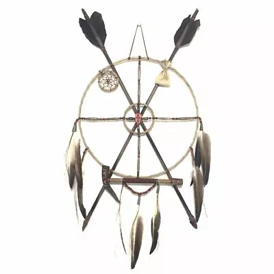 Navajo Mandala Medicine Wheel Wall Art 24  In Length #10 • $130