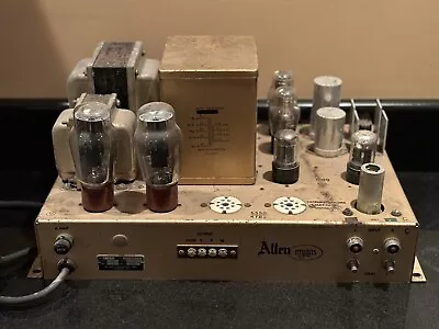 Allen Organ Type 90 Gold Mono Block Tube Amplifier • $700