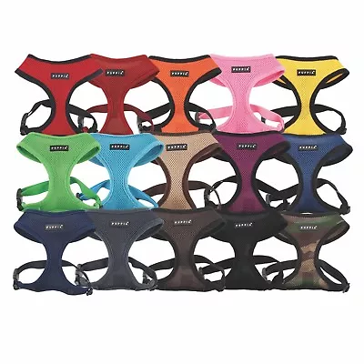 Puppia®  Soft Mesh Adjustable Breathable Dog Harness  XS S M L XL   AC30 • $18.98