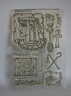 £0.99 • Buy Woodware Clear Stamps Egyptian Treasures By Francoise Read