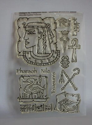 £0.99 • Buy Woodware Clear Stamps Egyptian Treasures By Francoise Read