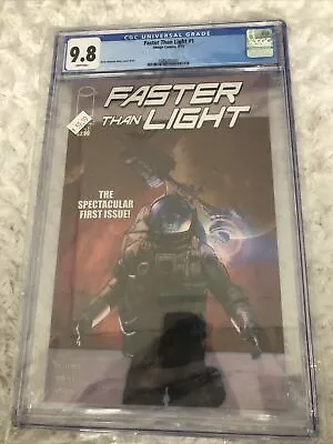 Faster Than Light #1 CGC NM/MT 9.8 Image Comic Book Graded • $59.99