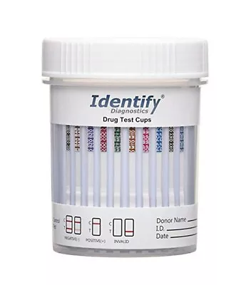 5 Pack Identify Diagnostics 12 Panel Drug Test Cup With BUP - Testing Instant... • $41.10