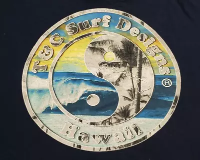 T&C Surf Designs Hawaii Women's Large Blue T Shirt • $12.95