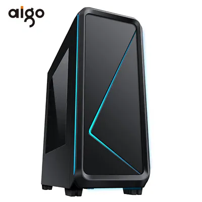 Aigo Gaming Desktop Computer Case Pc Chassis Atx Micro Atx Computer Case USB 3.0 • $199.99