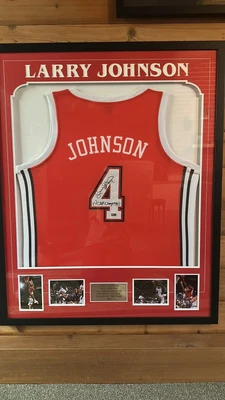 $400 • Buy Signed Larry Johnson Jersey.