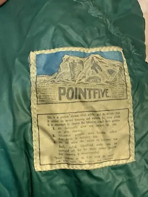 Vintage POINTFIVE Down Sleeping Bag Green • $249.99