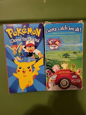 Pokemon Vol. 1: I Choose You Pikachu (VHS 1998) • $10