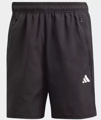 Adidas Mens 7” Aeroready Training Essentials Shorts - Black- Med - NWT $35 🔥 • $24.95